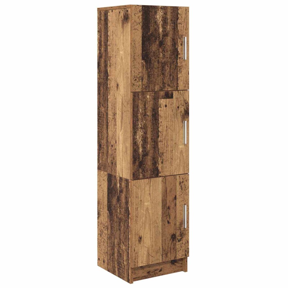 vidaXL Highboard Παλιό ξύλο 31.5 x 32 x 122.5 εκ