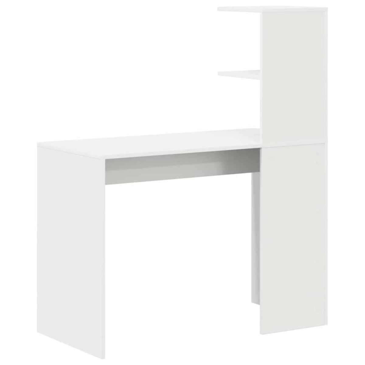vidaXL Γραφείο Λευκό 102 x 50 x 124 εκ. Επεξεργασμένο Ξύλο