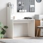 vidaXL Γραφείο Λευκό 102 x 50 x 124 εκ. Επεξεργασμένο Ξύλο