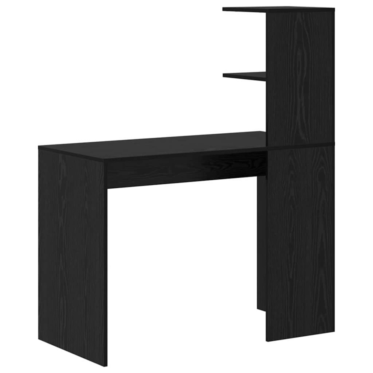 vidaXL Γραφείο Μαύρη Οξυά 102 x 50 x 124 εκ. Επεξεργασμένο Ξύλο