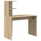 vidaXL Γραφείο Δρύς Sonoma 102 x 50 x 124 εκ. Επεξεργασμένο Ξύλο