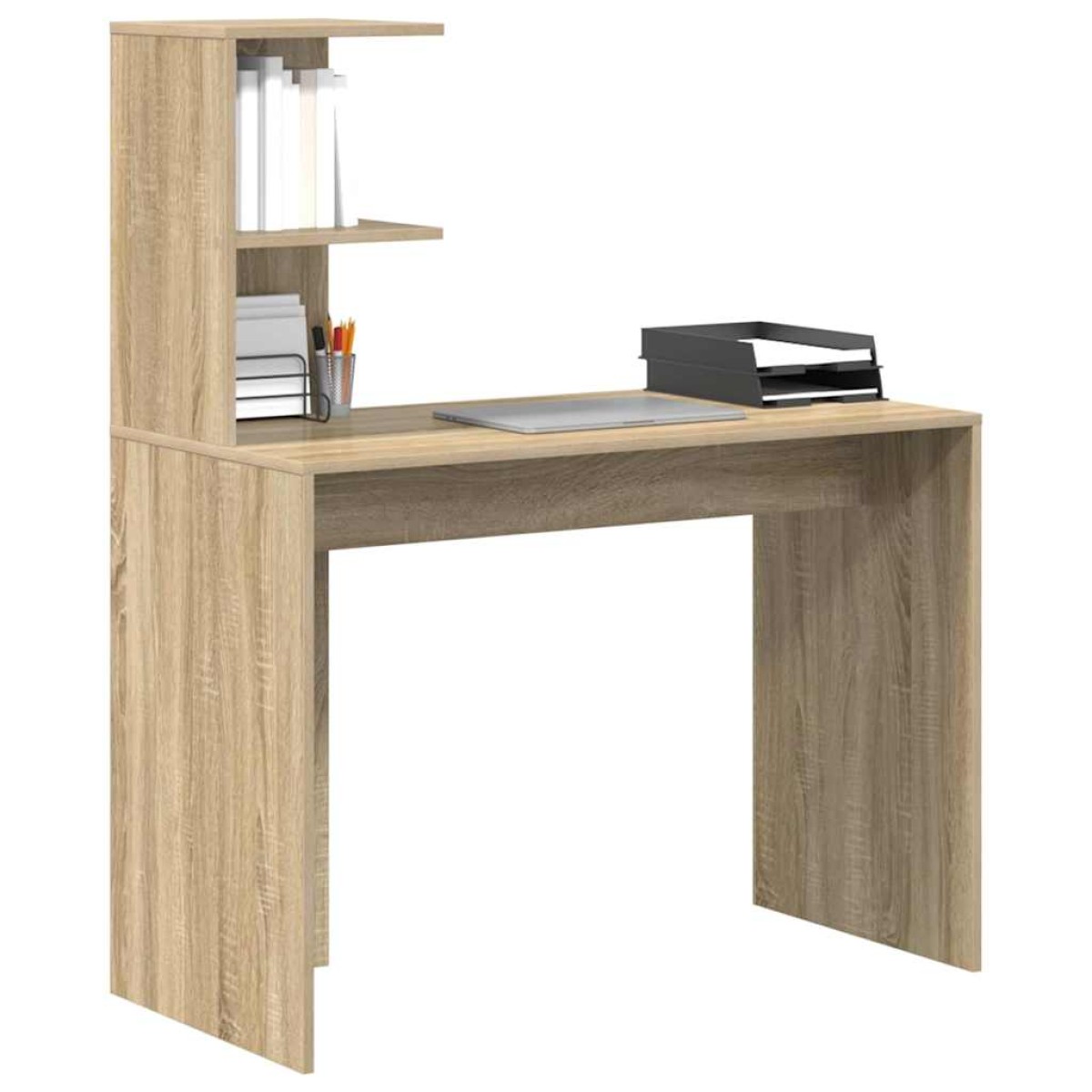 vidaXL Γραφείο Δρύς Sonoma 102 x 50 x 124 εκ. Επεξεργασμένο Ξύλο