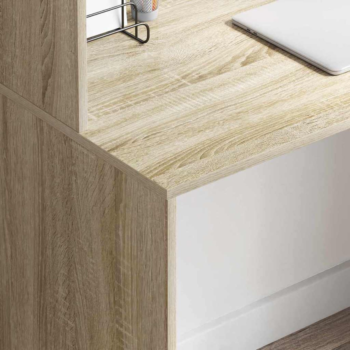 vidaXL Γραφείο Δρύς Sonoma 102 x 50 x 124 εκ. Επεξεργασμένο Ξύλο