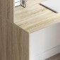 vidaXL Γραφείο Δρύς Sonoma 102 x 50 x 124 εκ. Επεξεργασμένο Ξύλο