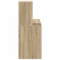 vidaXL Γραφείο Δρύς Sonoma 102 x 50 x 124 εκ. Επεξεργασμένο Ξύλο