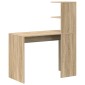 vidaXL Γραφείο Δρύς Sonoma 102 x 50 x 124 εκ. Επεξεργασμένο Ξύλο