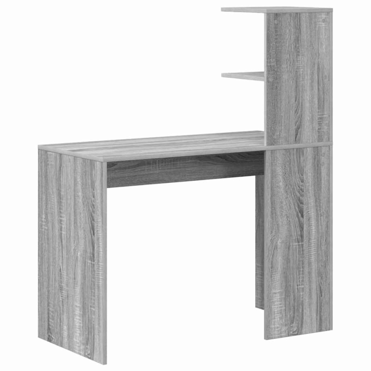 vidaXL Γραφείο Γκρίζο Σονομα 102 x 50 x 124 εκ. Επεξεργασμένο Ξύλο