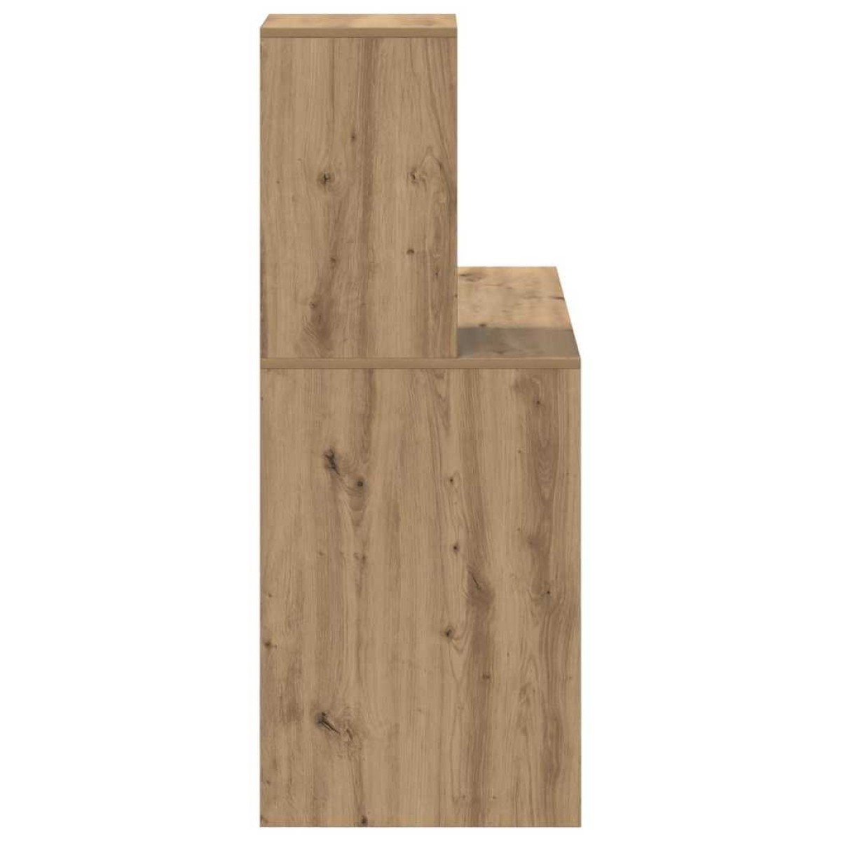 vidaXL Γραφείο Artisan Oak 102 x 50 x 124 εκ. Επεξεργασμένο Ξύλο