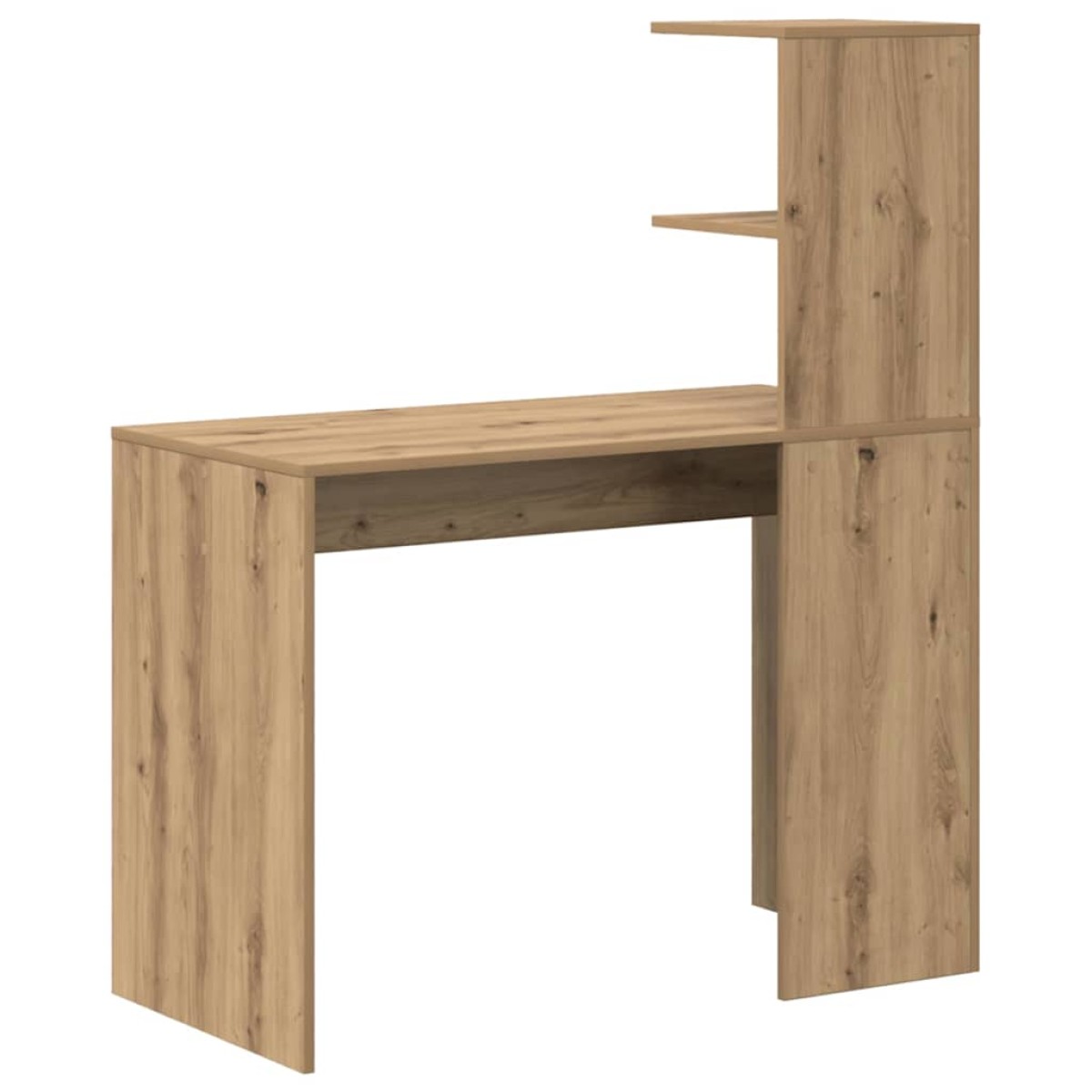 vidaXL Γραφείο Artisan Oak 102 x 50 x 124 εκ. Επεξεργασμένο Ξύλο
