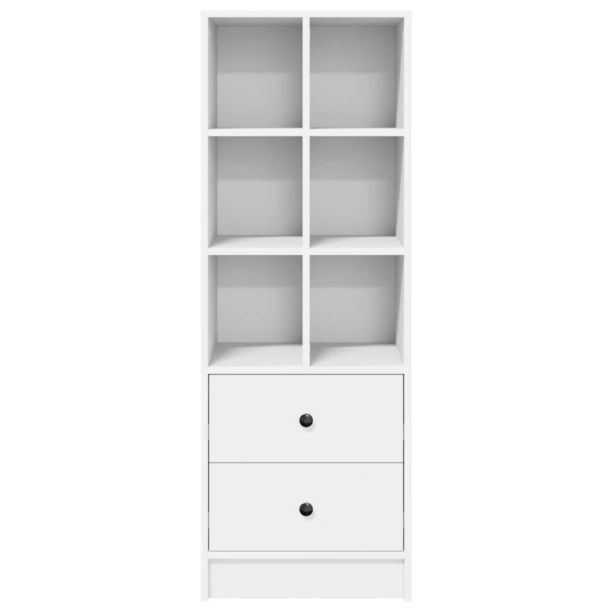 vidaXL Highboard με συρτάρι Λευκό 45,5 x 34 x 127 εκ