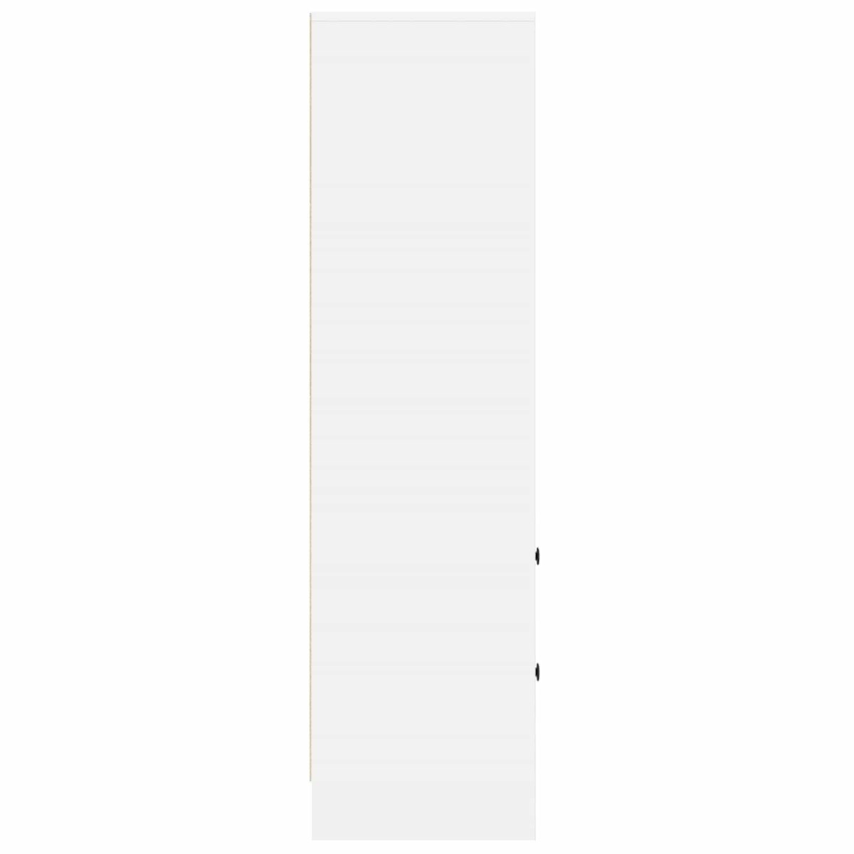 vidaXL Highboard με συρτάρι Λευκό 45,5 x 34 x 127 εκ