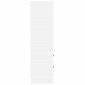 vidaXL Highboard με συρτάρι Λευκό 45,5 x 34 x 127 εκ