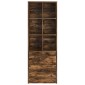 vidaXL Highboard με συρτάρι Καπνιστό Δρύς 45,5 x 34 x 127 εκ