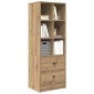 vidaXL Highboard Artisan Oak 45,5 x 34 x 127 εκ