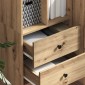 vidaXL Highboard Artisan Oak 45,5 x 34 x 127 εκ