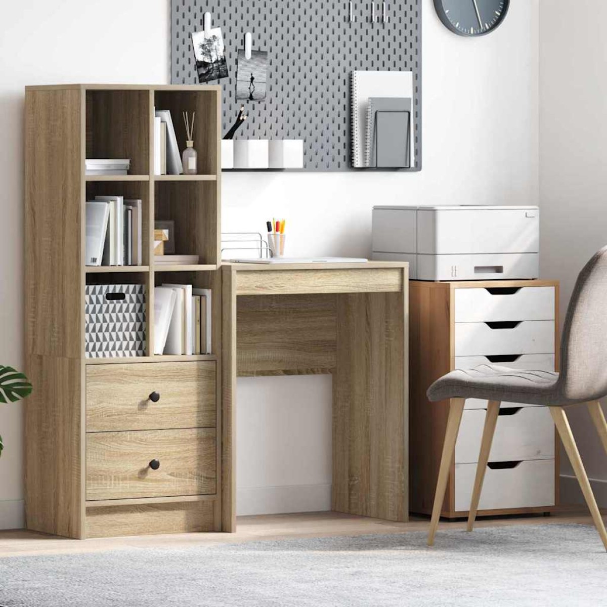 vidaXL Γραφείο Δρύς Sonoma 60 x 40 x 76 εκ.