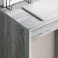 vidaXL Γραφείο Γκρίζο Σονομα 60 x 40 x 76 εκ.