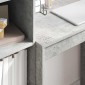 vidaXL Γραφείο Σκυρόδεμα Γκρι 70 x 40 x 76 εκ.