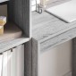 vidaXL Γραφείο Γκρίζο Σονομα 70 x 40 x 76 εκ.