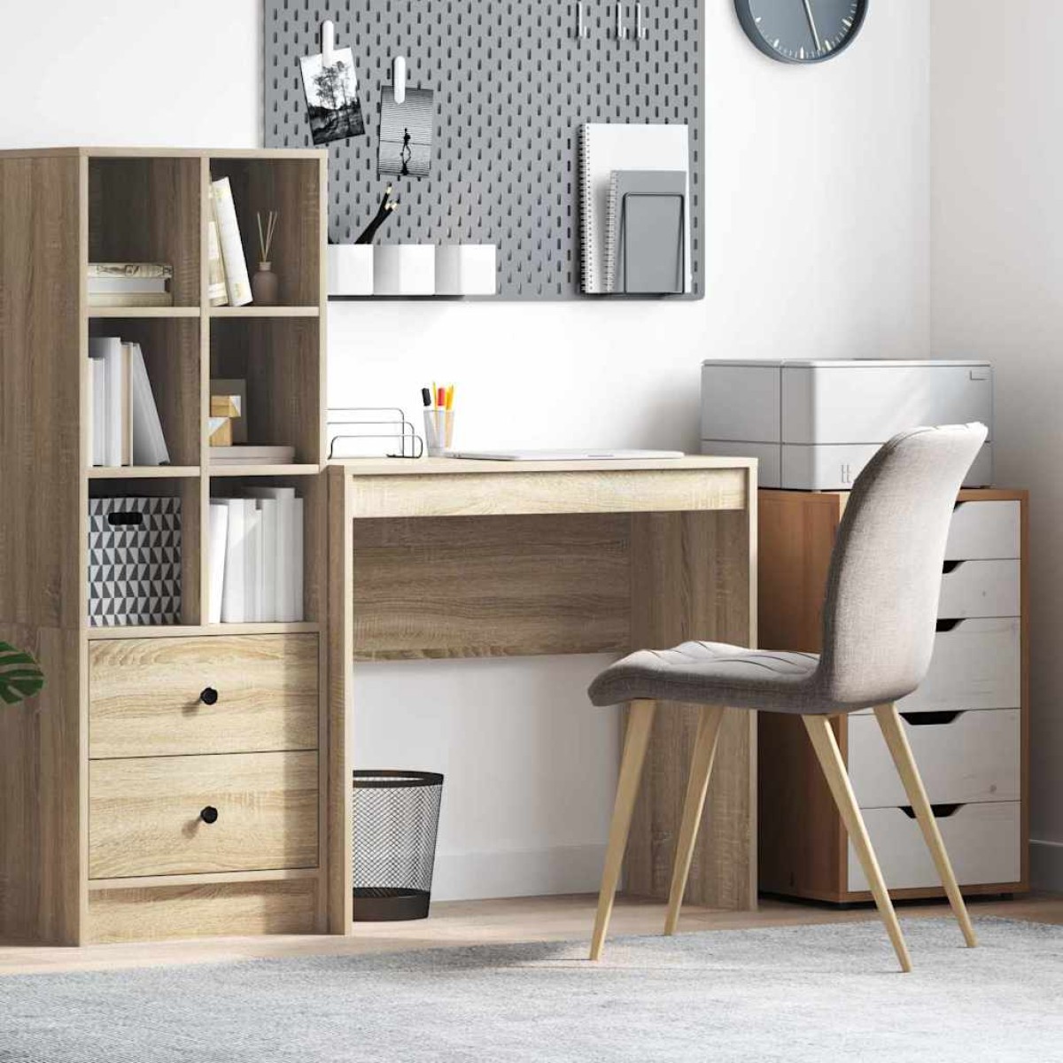 vidaXL Γραφείο Δρύς Sonoma 80 x 40 x 76 εκ.