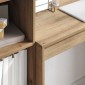 vidaXL Γραφείο Artisan Oak 80 x 40 x 76 εκ.