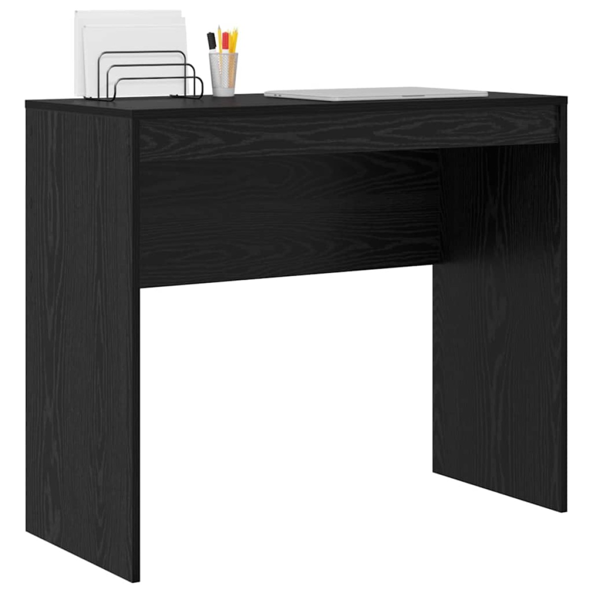vidaXL Γραφείο Μαύρη Οξυά 90 x 40 x 76 εκ.