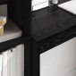 vidaXL Γραφείο Μαύρη Οξυά 90 x 40 x 76 εκ.