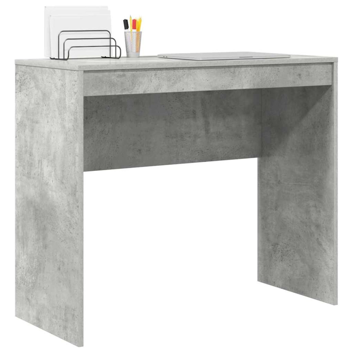 vidaXL Γραφείο Σκυρόδεμα Γκρι 90 x 40 x 76 εκ.