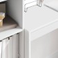 vidaXL Γραφείο Λευκό 100 x 40 x 76 εκ.