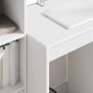 vidaXL Γραφείο Λευκό 60 x 50 x 76 εκ.
