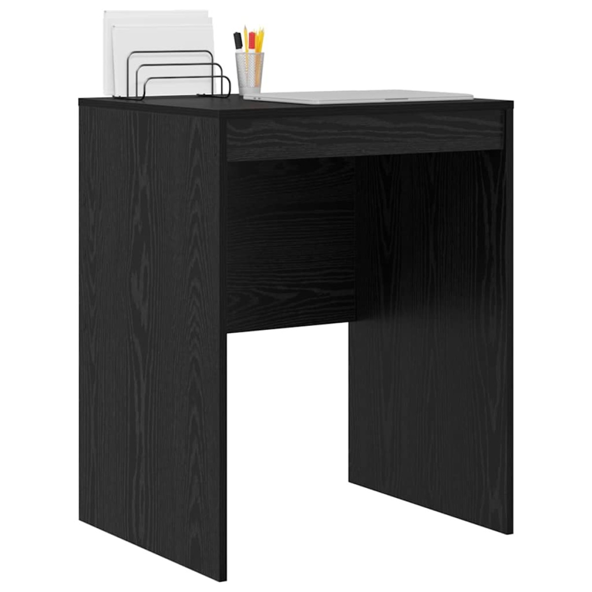 vidaXL Γραφείο Μαύρη Οξυά 60 x 50 x 76 εκ.