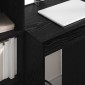 vidaXL Γραφείο Μαύρη Οξυά 60 x 50 x 76 εκ.