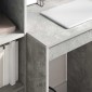 vidaXL Γραφείο Σκυρόδεμα Γκρι 60 x 50 x 76 εκ.