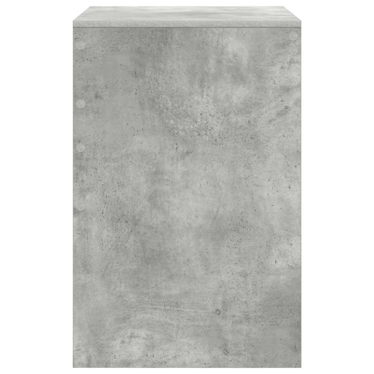 vidaXL Γραφείο Σκυρόδεμα Γκρι 60 x 50 x 76 εκ.