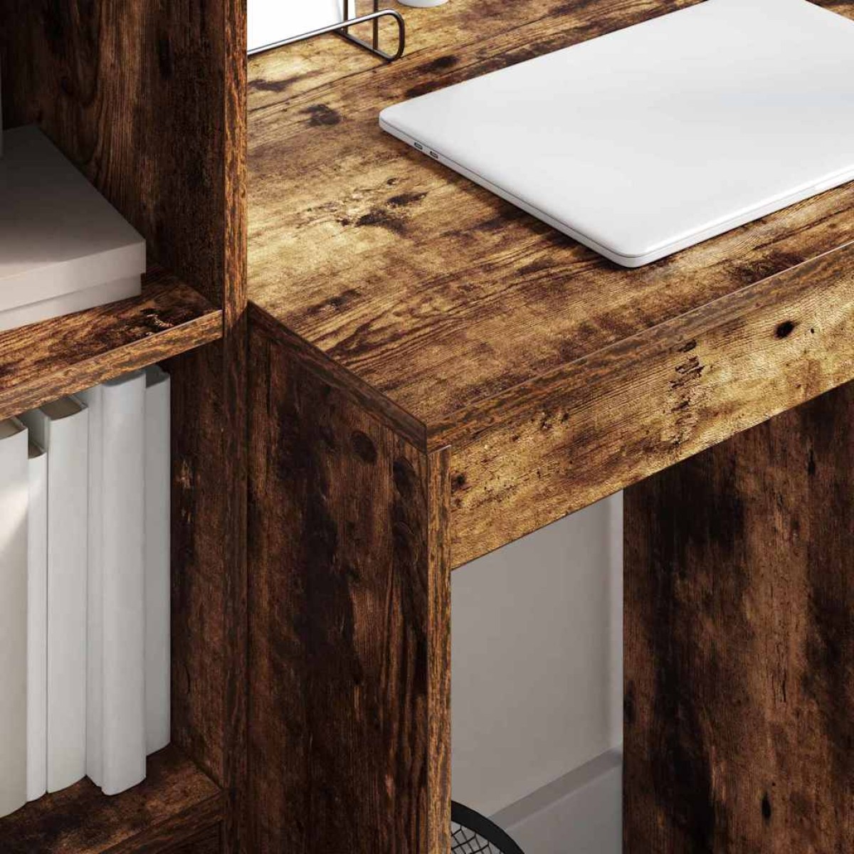 vidaXL Γραφείο Καπνιστό Δρύς 60 x 50 x 76 εκ.