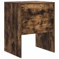 vidaXL Γραφείο Καπνιστό Δρύς 60 x 50 x 76 εκ.