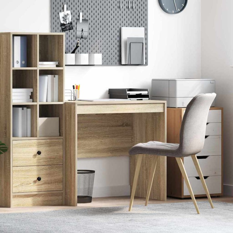 vidaXL Γραφείο Δρύς Sonoma 80 x 50 x 76 εκ.