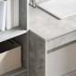 vidaXL Γραφείο Σκυρόδεμα Γκρι 80 x 50 x 76 εκ.