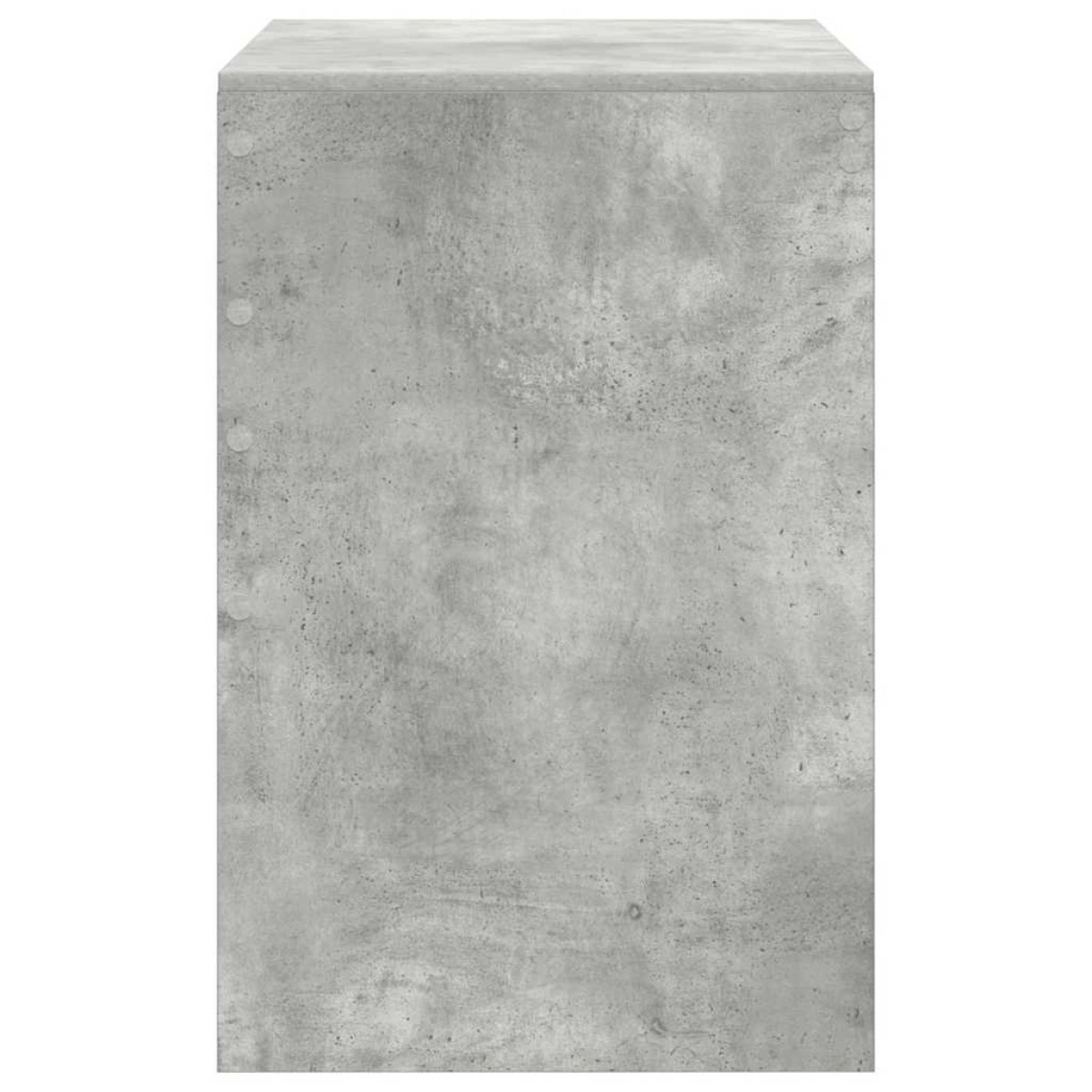 vidaXL Γραφείο Σκυρόδεμα Γκρι 80 x 50 x 76 εκ.