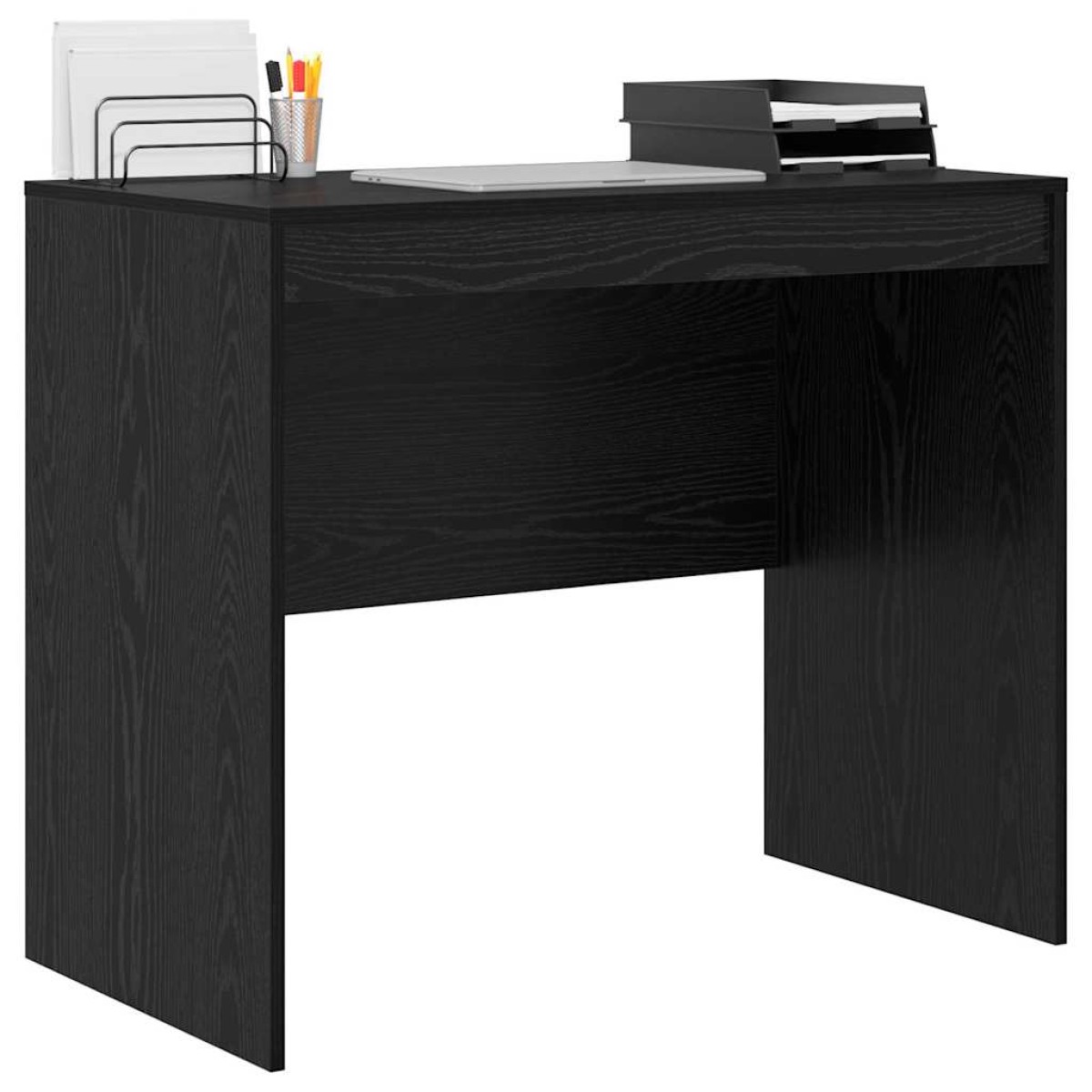 vidaXL Γραφείο Μαύρη Οξυά 90 x 50 x 76 εκ.