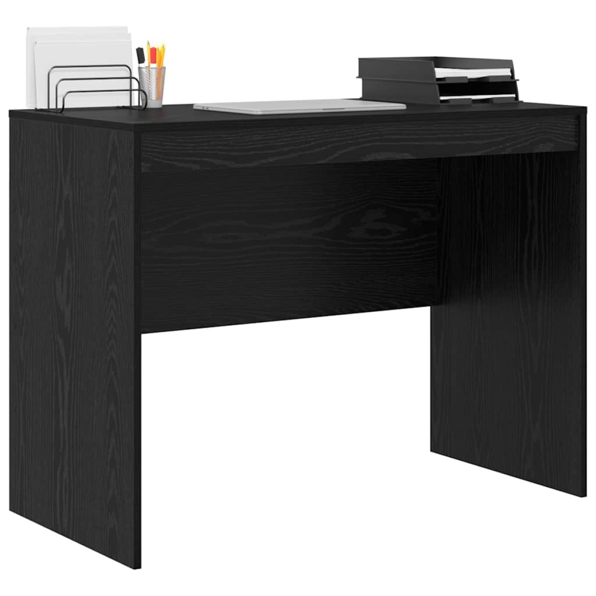 vidaXL Γραφείο Μαύρη Οξυά 100 x 50 x 76 εκ.