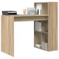 vidaXL Γραφείο Δρύς Sonoma Επεξεργασμένο Ξύλο 108 x 55 x 103.5 εκ.