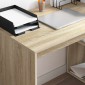 vidaXL Γραφείο Δρύς Sonoma Επεξεργασμένο Ξύλο 108 x 55 x 103.5 εκ.
