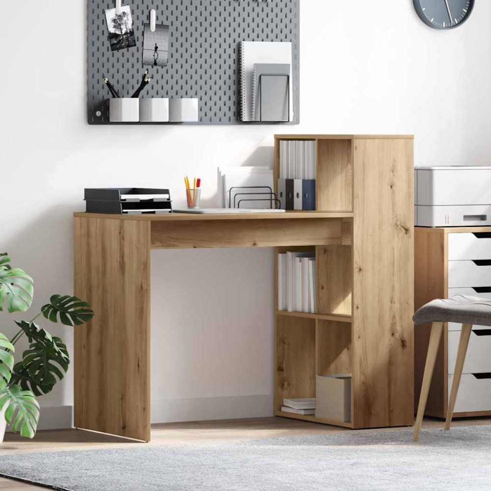 vidaXL Γραφείο Artisan Oak Επεξεργασμένο Ξύλο 108 x 55 x 103.5 εκ.