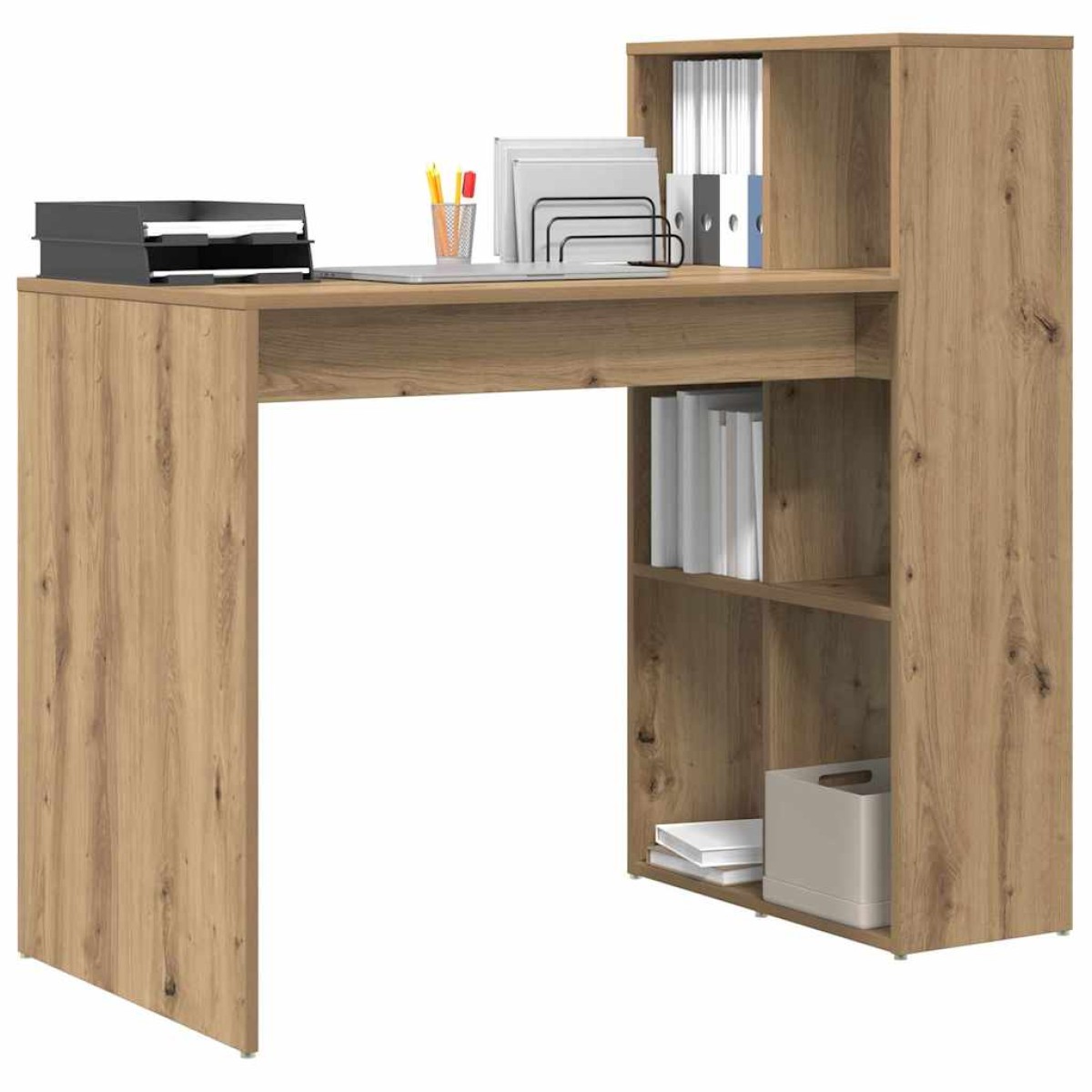 vidaXL Γραφείο Artisan Oak Επεξεργασμένο Ξύλο 108 x 55 x 103.5 εκ.