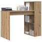 vidaXL Γραφείο Artisan Oak Επεξεργασμένο Ξύλο 108 x 55 x 103.5 εκ.