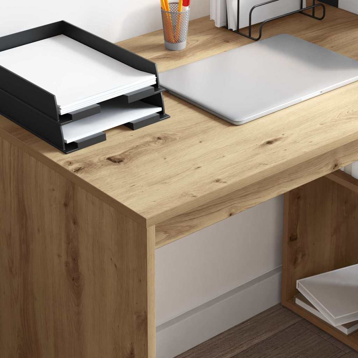 vidaXL Γραφείο Artisan Oak Επεξεργασμένο Ξύλο 108 x 55 x 103.5 εκ.