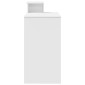 vidaXL Γραφείο Λευκό 106 x 41 x 88.5 εκ. Επεξεργασμένο Ξύλο