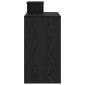 vidaXL Γραφείο Μαύρη Οξυά 106 x 41 x 88.5 εκ. Επεξεργασμένο Ξύλο