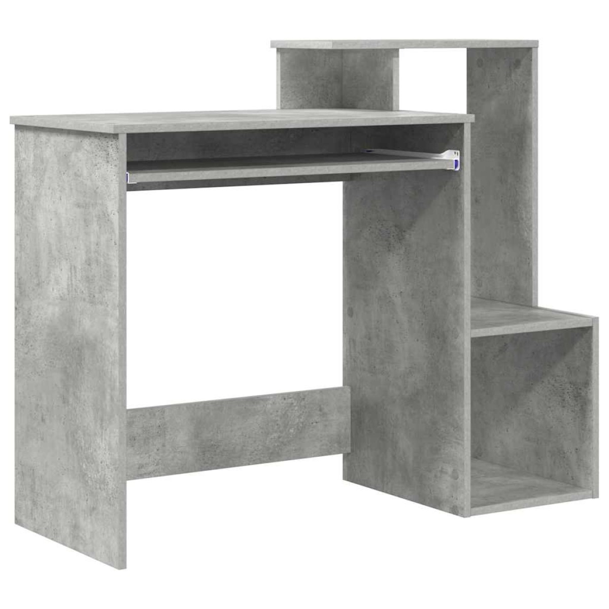 vidaXL Γραφείο Σκυρόδεμα Γκρι 106 x 41 x 88.5 εκ. Επεξεργασμένο Ξύλο